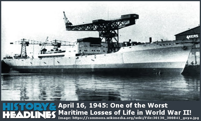 worst maritime losses of life in World War II