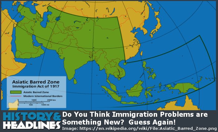 Do You Think Immigration Problems are Something New? Guess Again! Emergency Immigration Act of 1921