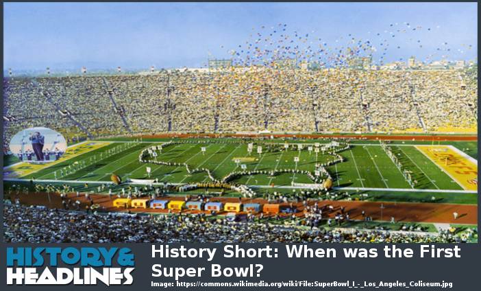 First Super Bowl
